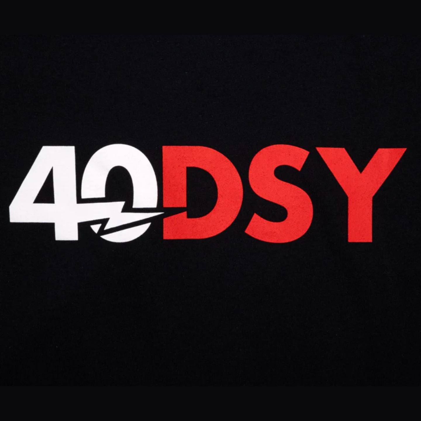 Odyssey 40 Years Tee (Black w/ White+Red Ink)