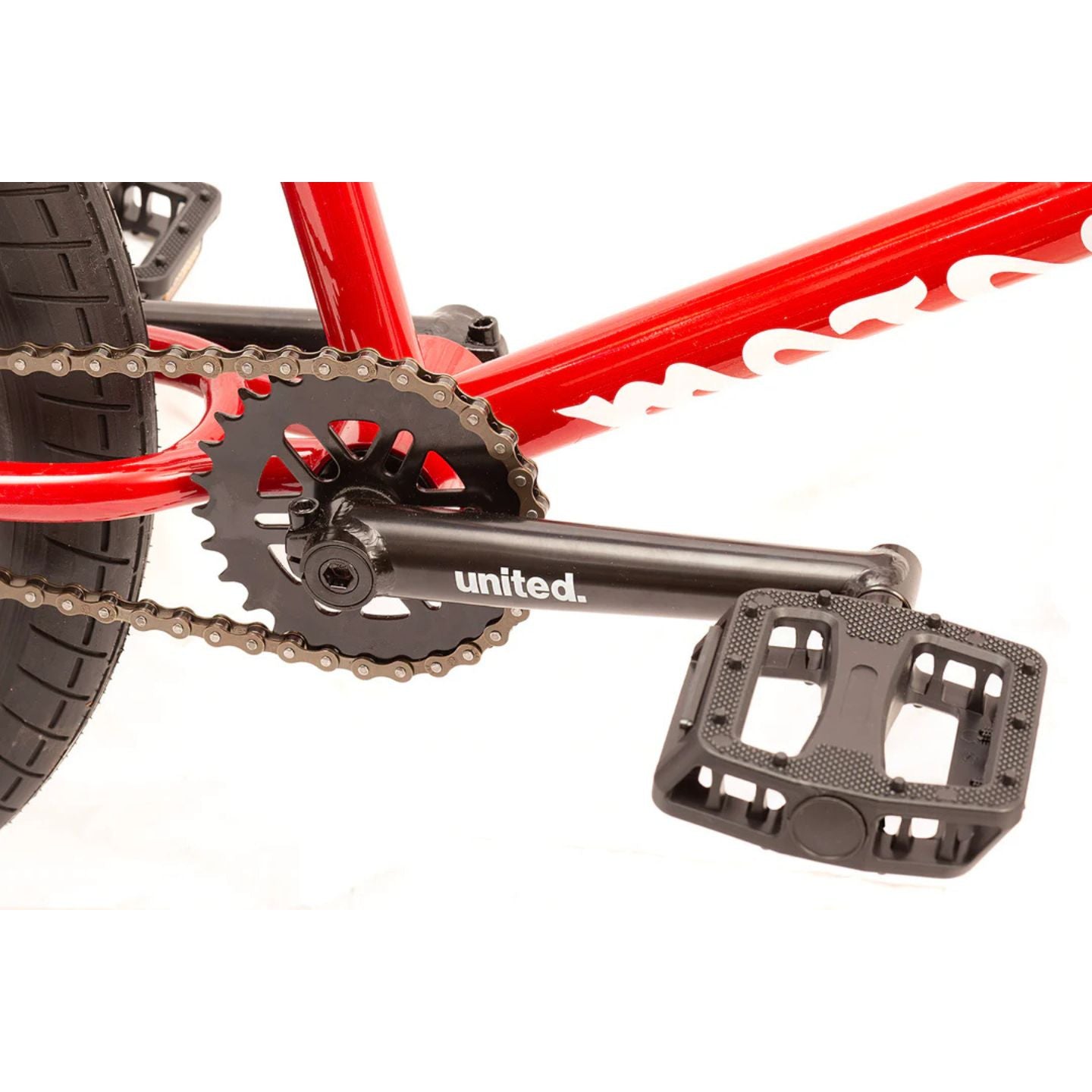 United Motocross 21" Complete BMX Bike - Ox Blood Red