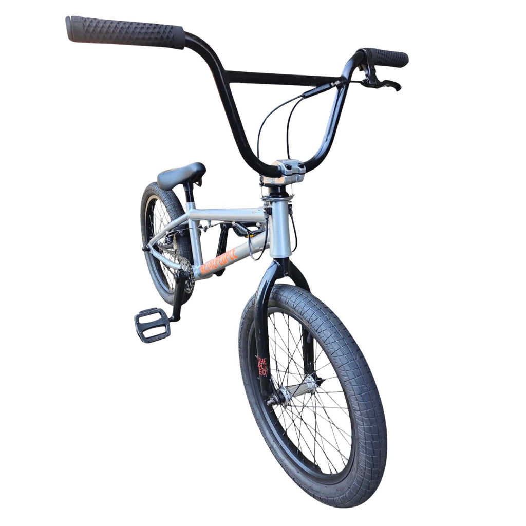 Junior size Academy Inspire - complete 18" BMX Bike - Silver ( Pre Owned )