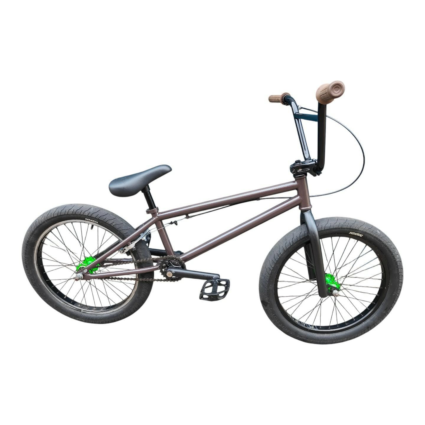 20" Custom built Complete BMX - Brown Black ( pre owned ) 20.5"tt