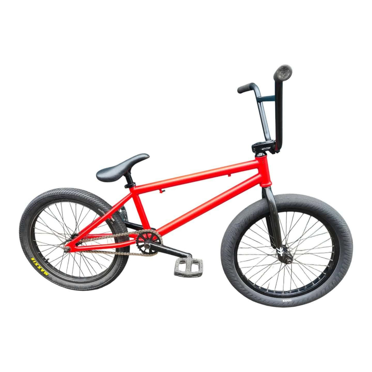 Custom 20.5"tt BMX - complete 20" BMX Bike - Red ( Pre Owned )