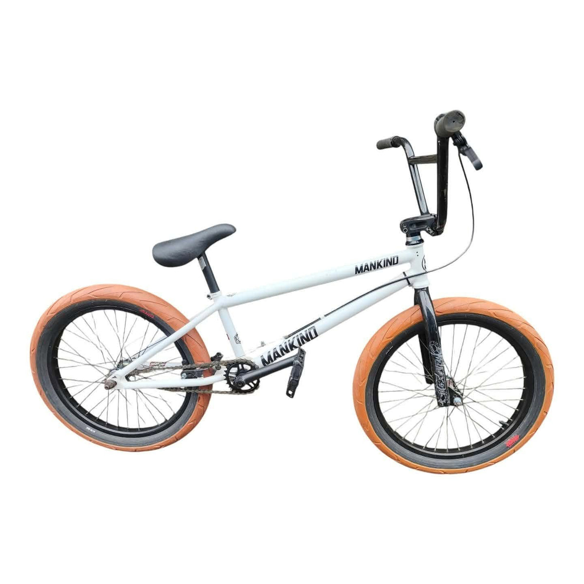 Custom mankind Asaidi BMX - 20.5TT White  - ( Pre Owned )