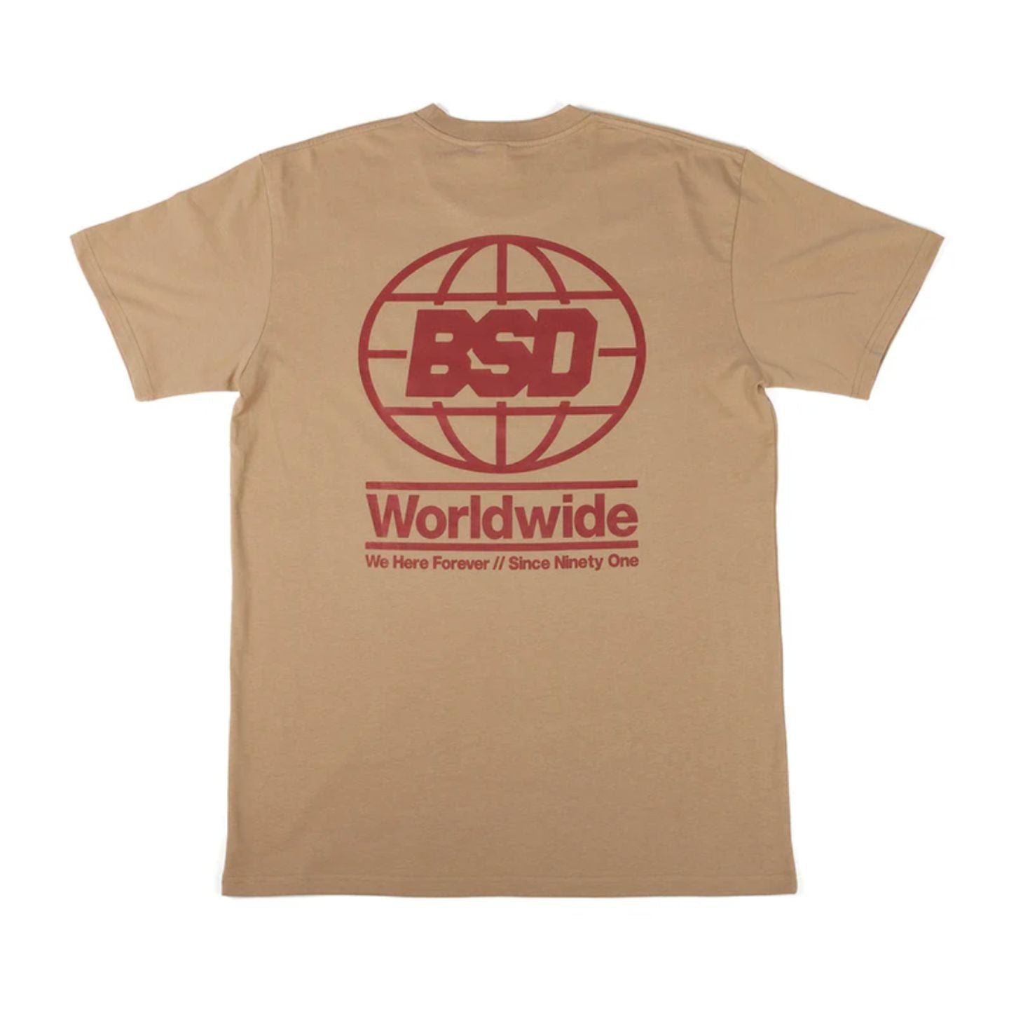 BSD We Here Forever BMX T-shirt - Khaki