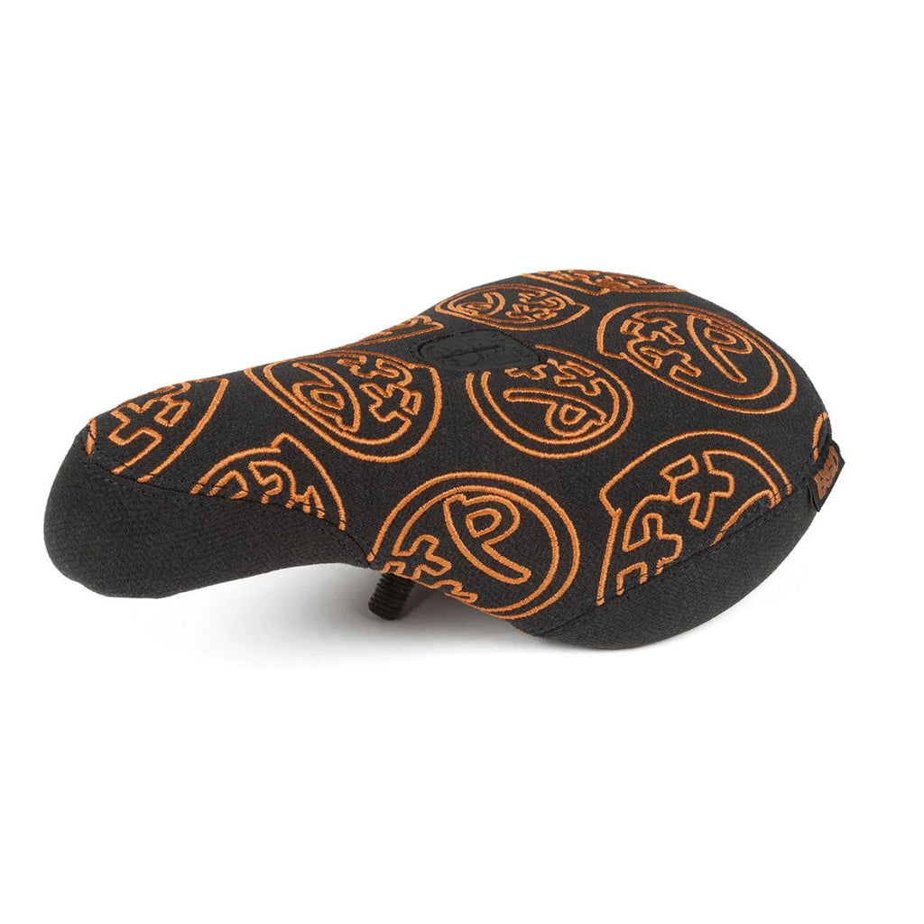 BSD Acid Repeat BMX pivotal Seat - Black / Gum stitch