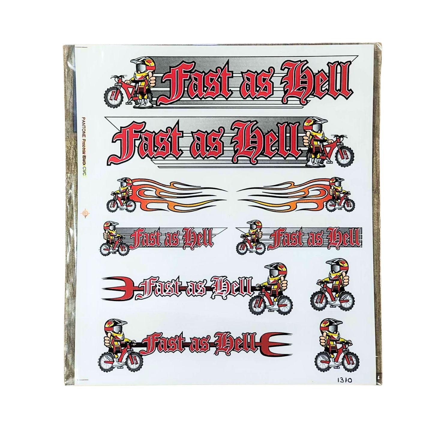 Fast as Hell Sticker Sheet