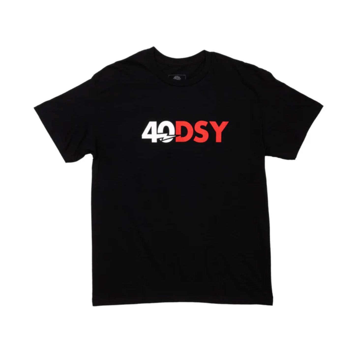Odyssey 40 Years Tee (Black w/ White+Red Ink)