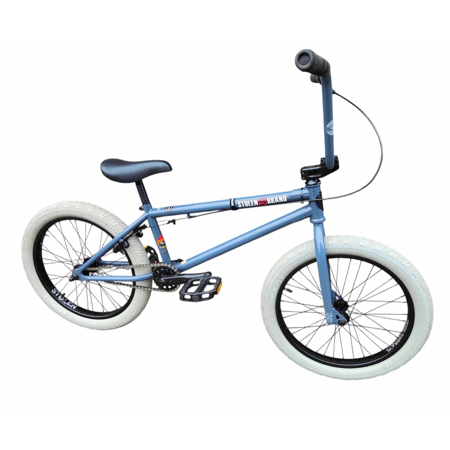 Stolen Heist 21"TT BMX BIKE ( Large ) - Fully Sealed Bearings - Grey ( Pre Owned )