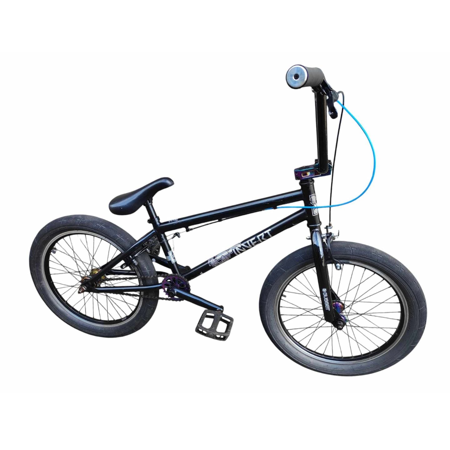 INVERT 20"TT BMX BIKE - Fully Sealed Bearing Wheels - Black & Jetfuel ( Pre Owned )