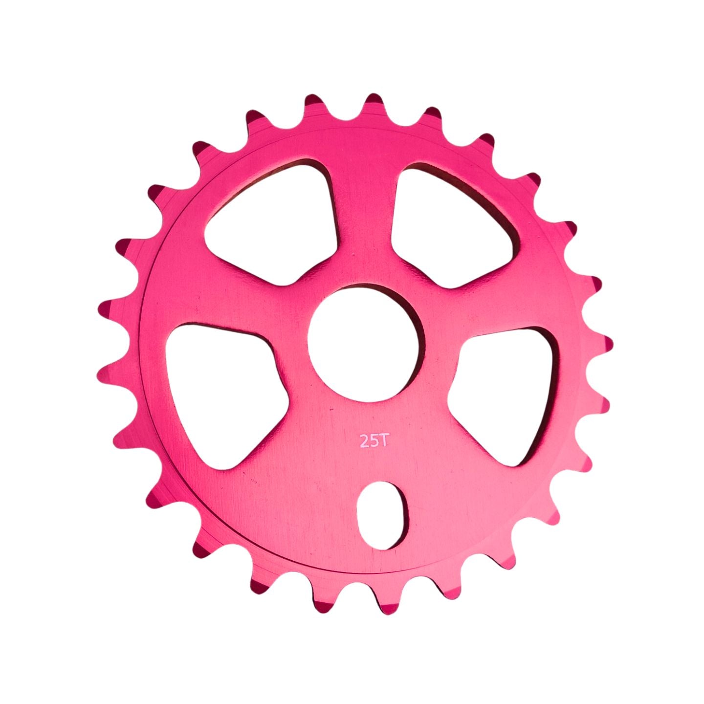 BMX スプロケットSTRESS PENTA SPROCKET 25T EquisXX CNC 25t BMX Sprocket - Matte Blue Ano - EasternBikesUK
