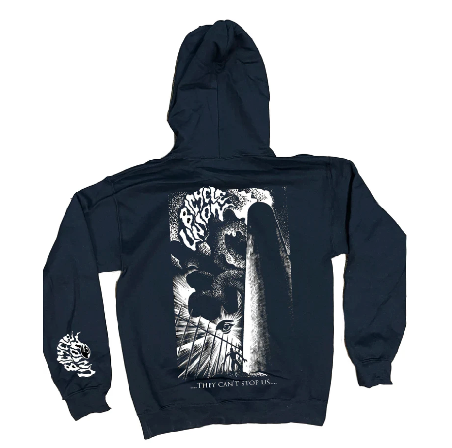 Bicycle Union Stop Us Hooded Sweat Black