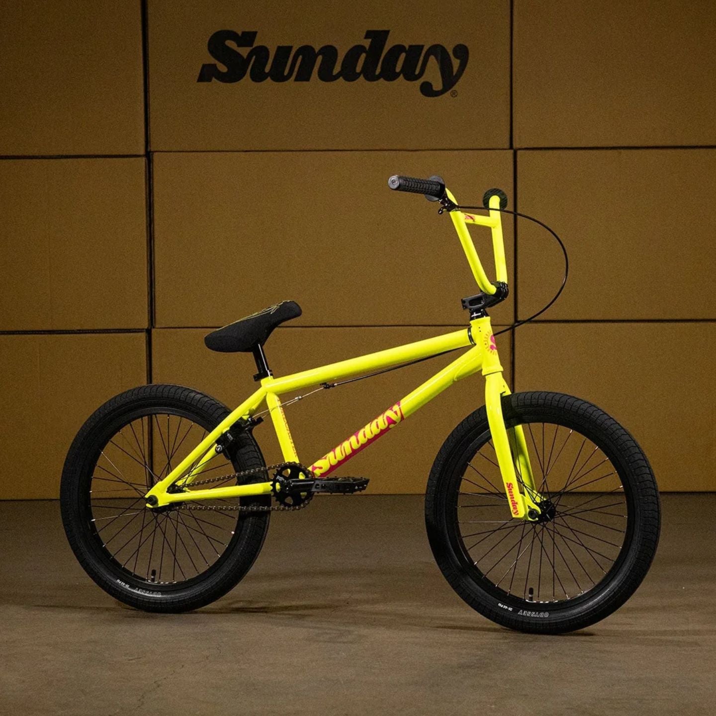 Sunday Forecaster BMX - NEON YELLOW - Aaron Ross Signature 20.5tt
