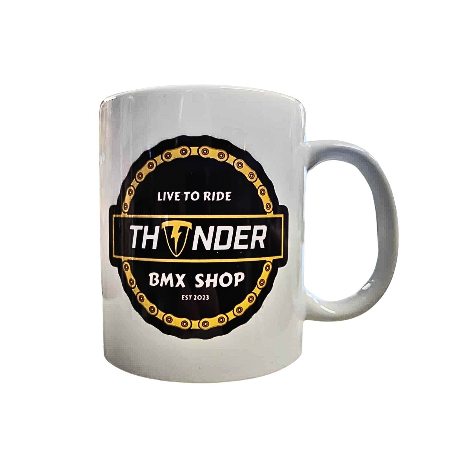 Thunder BMX Shop Mug - Sprocket of Life