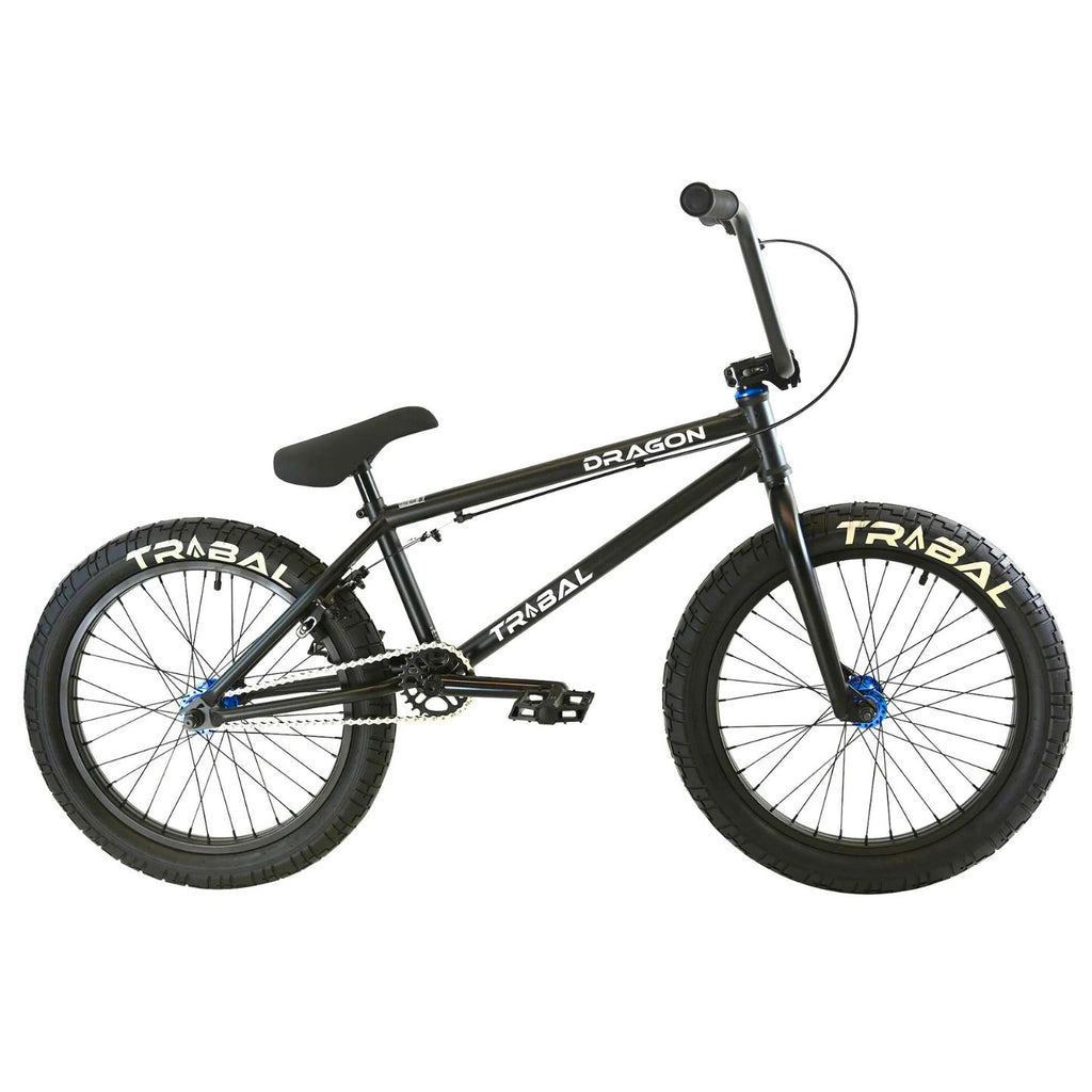 Tribal Dragon 20" BMX - Matte Black With Blue parts