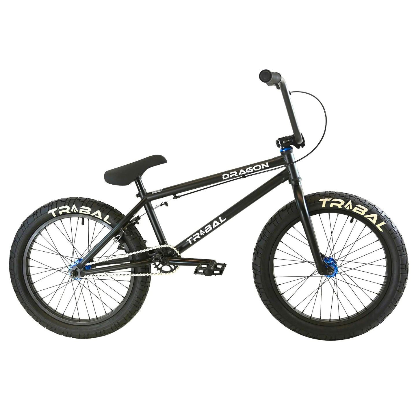 Tribal Dragon 20" BMX - Matte Black With Blue parts
