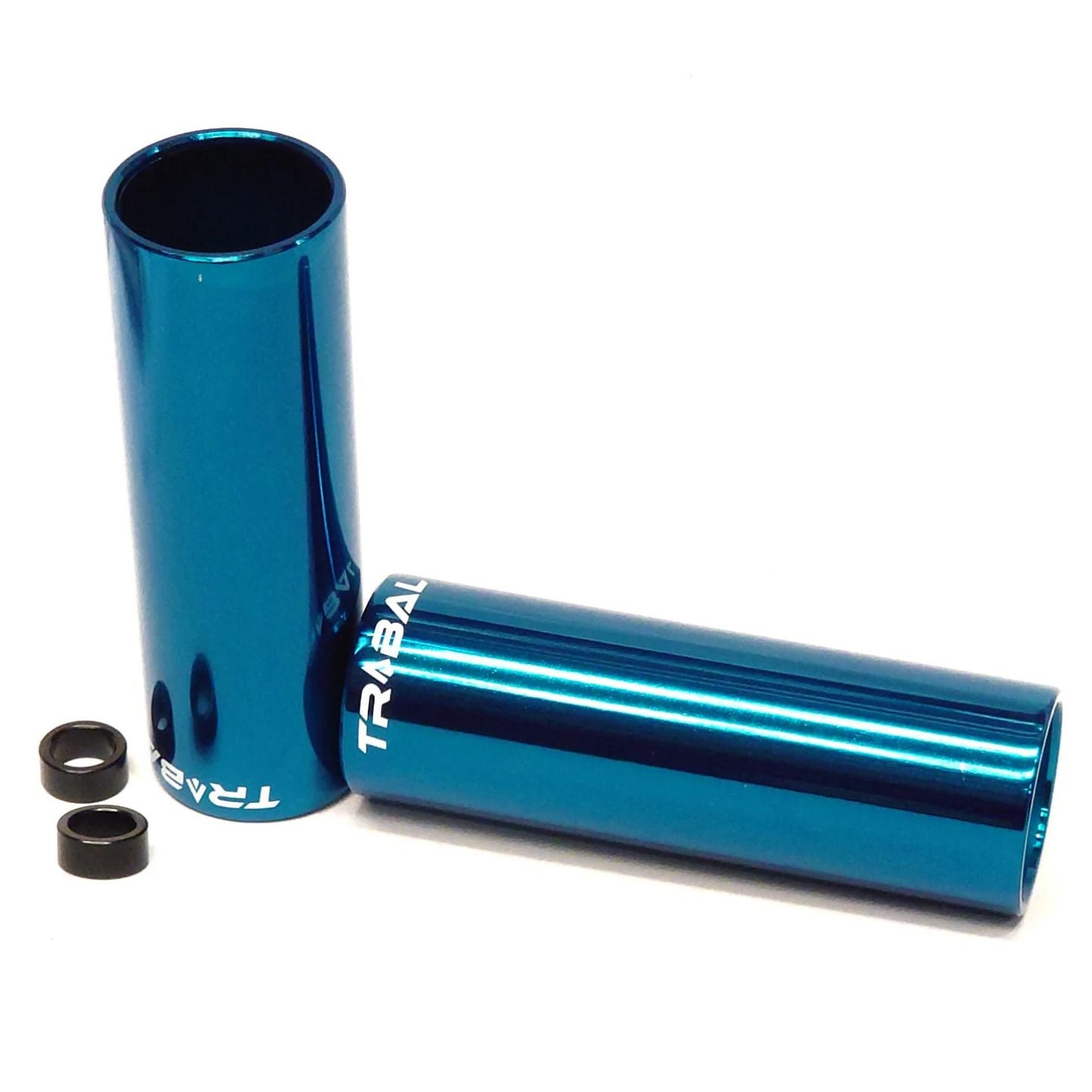 Tribal 4" Pegs - Blue 14mm With 10mm Adapter (Pair)
