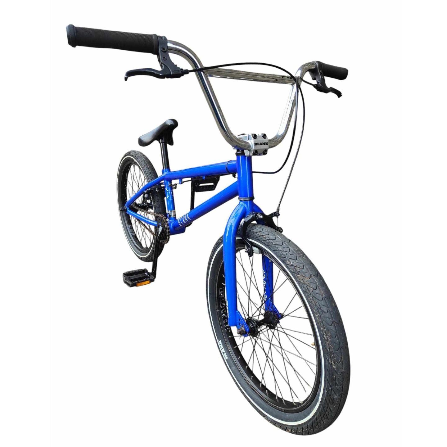 Blank TYRO 20" Complete BMX bike 18.5"TT - Blue