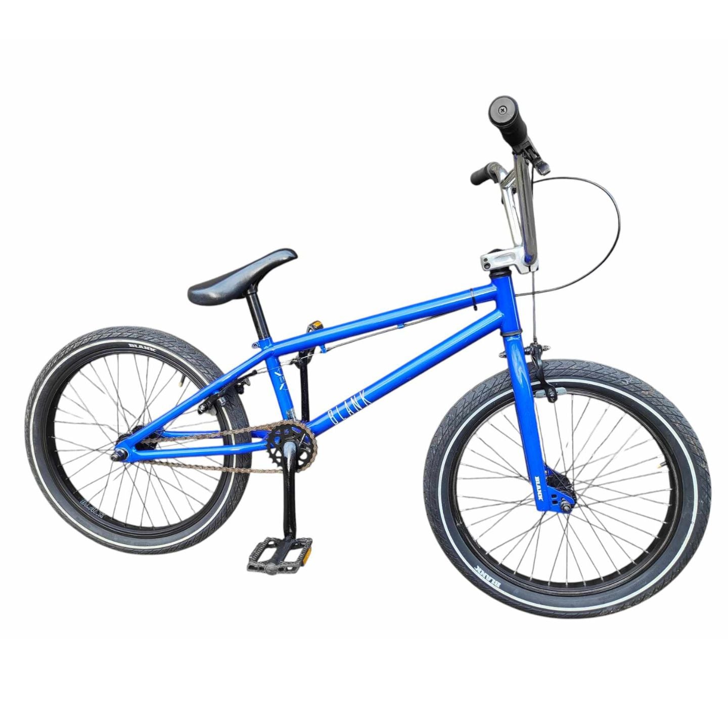 Blank TYRO 20" Complete BMX bike 18.5"TT - Blue