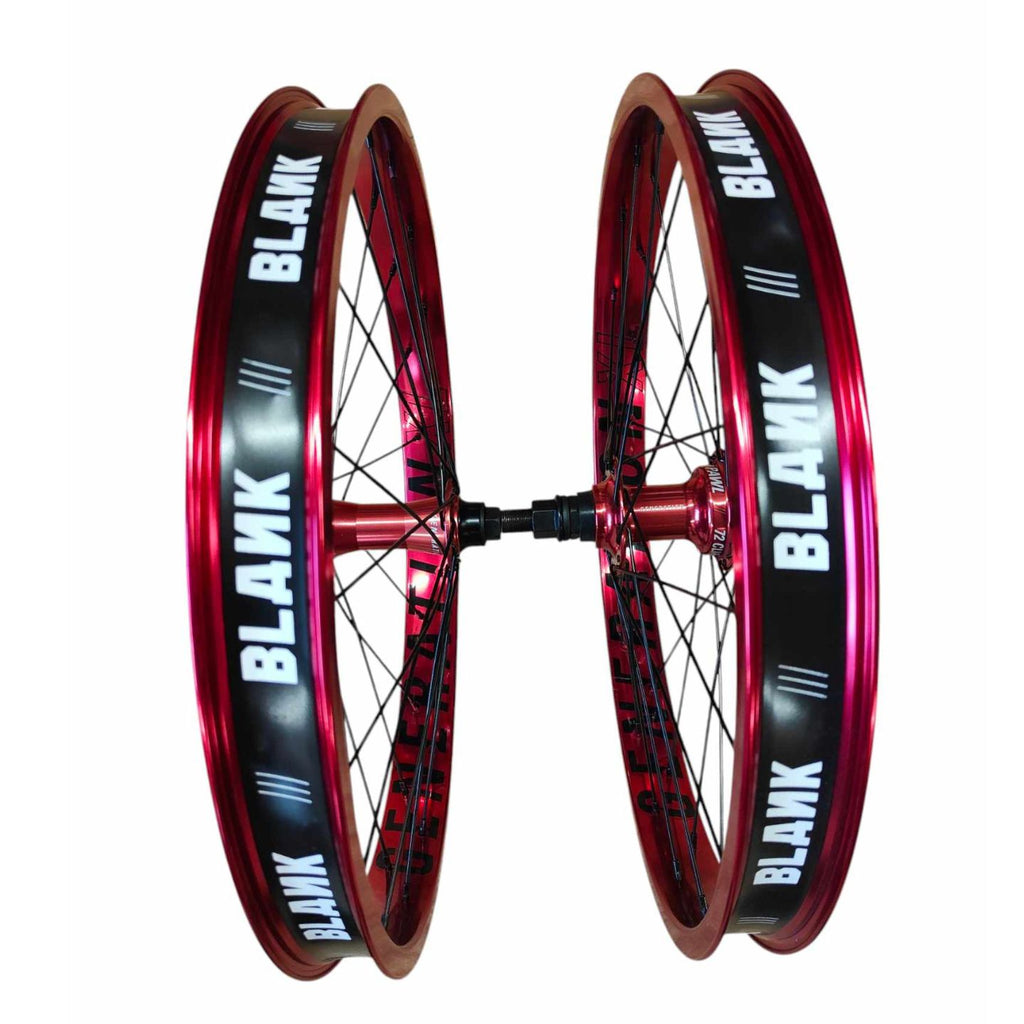 Blank GENERATION XL BMX Wheel Set - Red