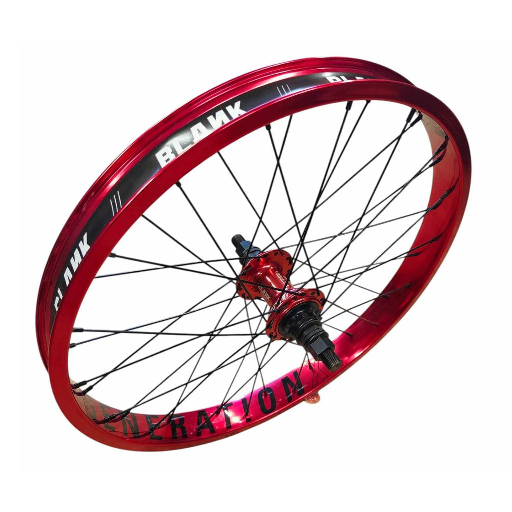 Blank GENERATION XL BMX Wheel Set - Red
