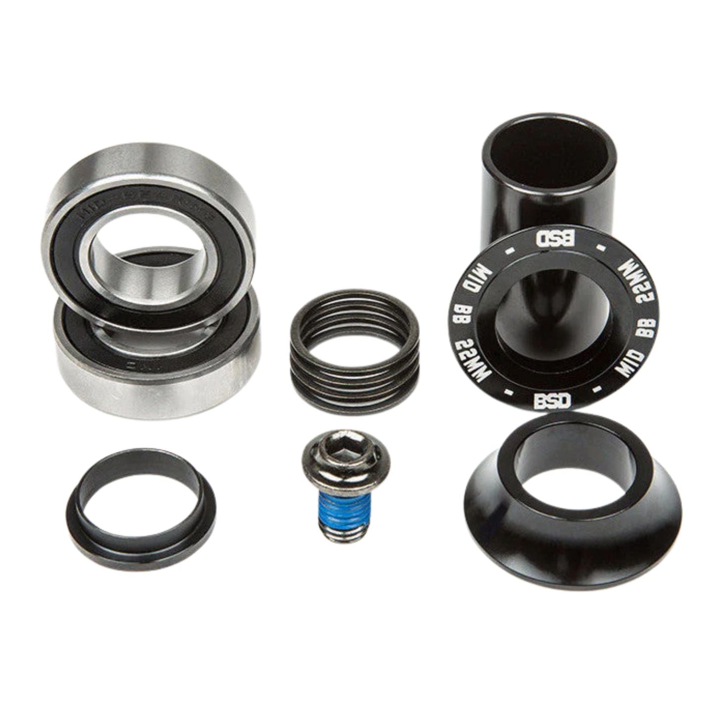 BSD Mid Bottom Bracket set 19MM - Black