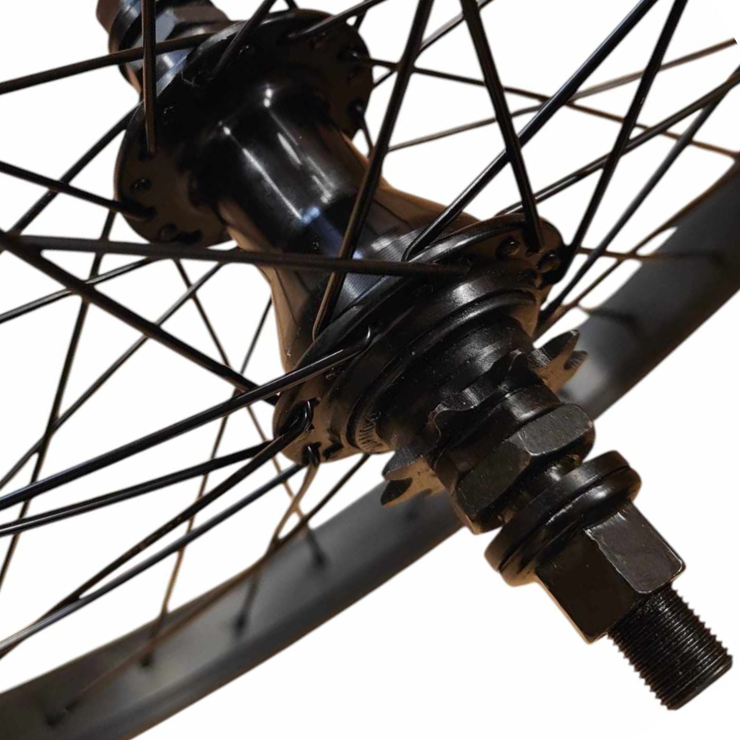 Stock 20" BMX Back Wheel - Black 9 Tooth
