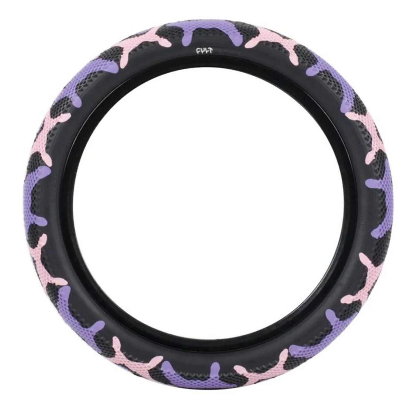 Cult Vans Tyre 20" - Purople Camo With Black Sidewall 2.40"