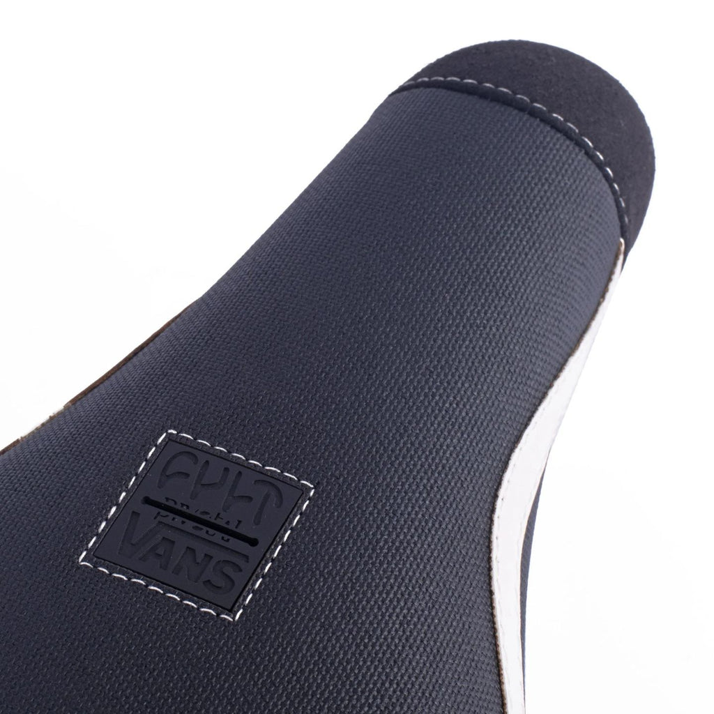 Cult X Vans Old Skool Padded Pivotal Seat - Black With White Stripe - Gum Base