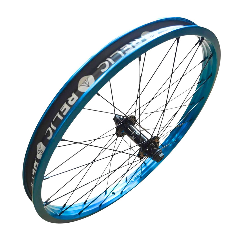 Custom Mutant X Relic Front Wheel - Blue / Black