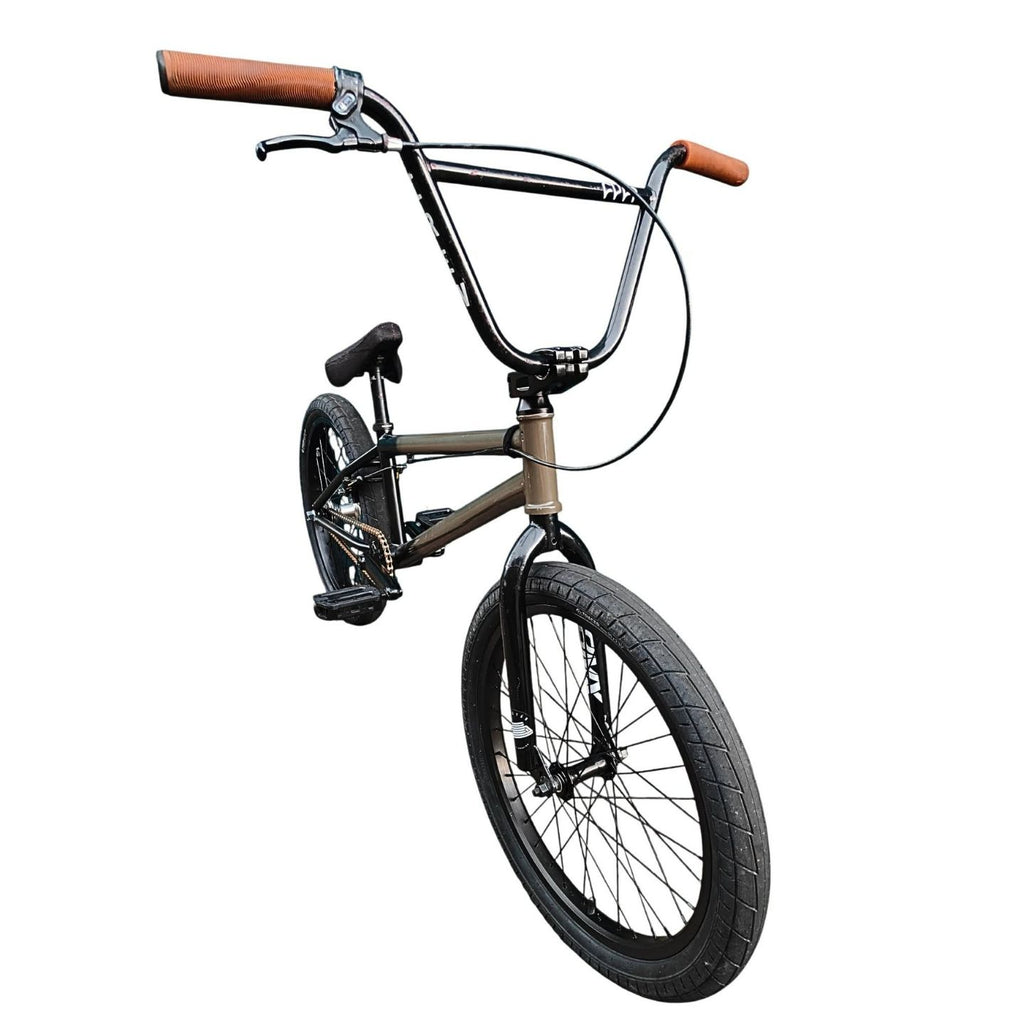 Custom 20.75" BMX - Full 4130 complete 20" BMX Bike - Black/Grey ( Pre Owned )