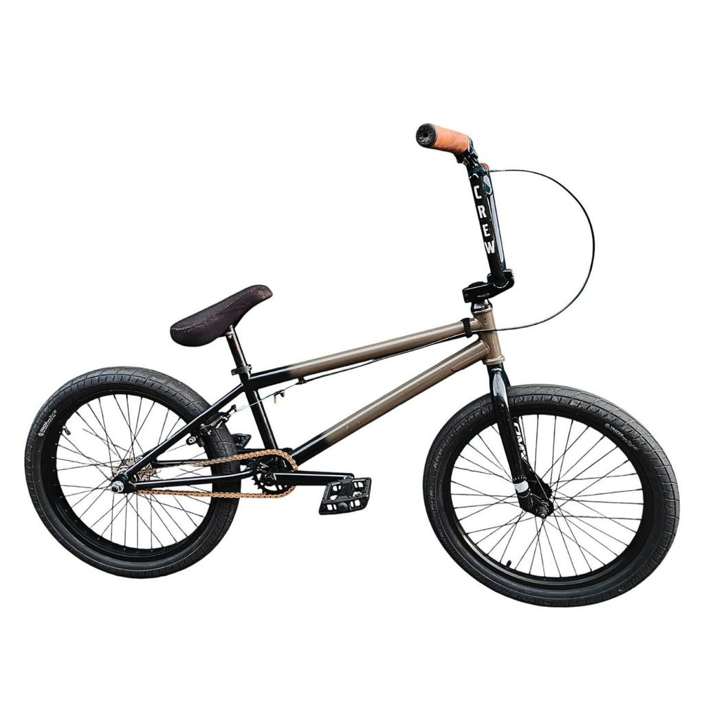 Custom 20.75" BMX - Full 4130 complete 20" BMX Bike - Black/Grey ( Pre Owned )