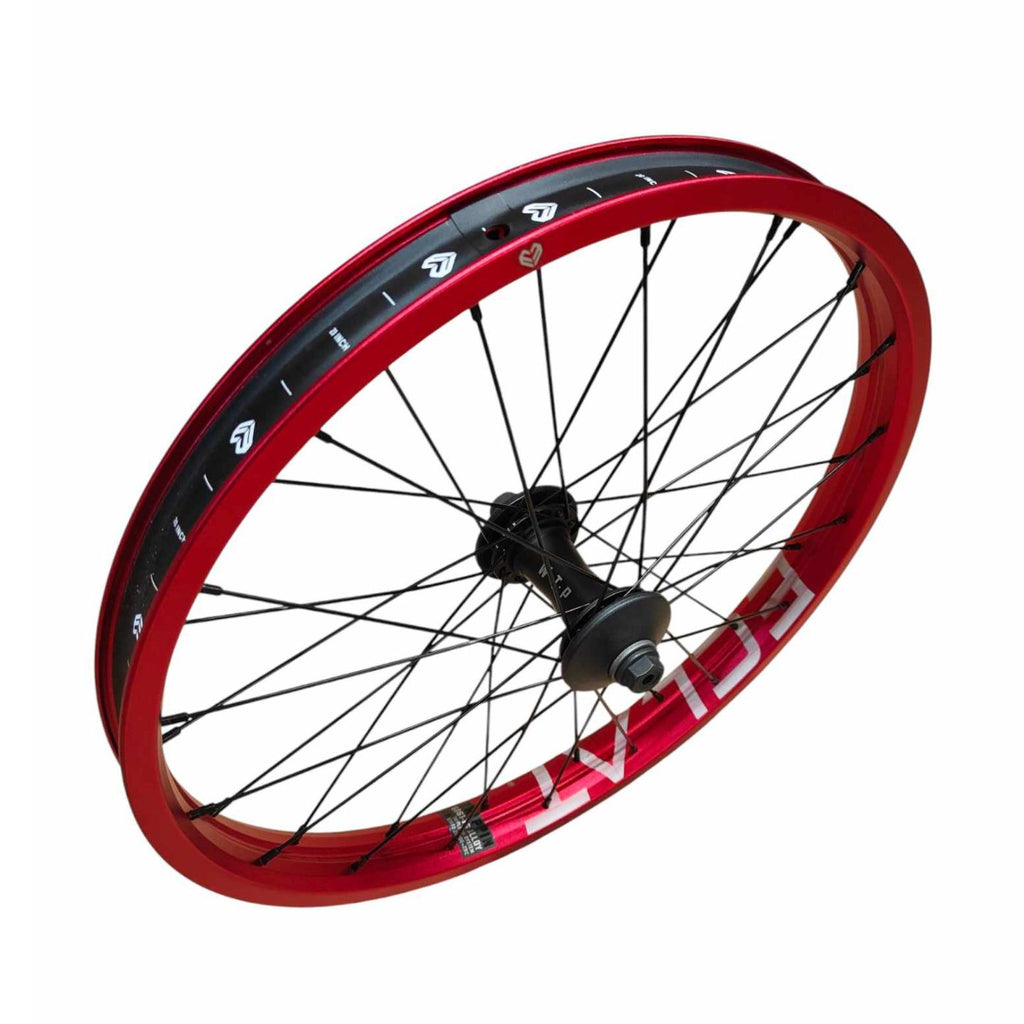 Wethepeople / Eclat Custom BMX Front Wheel - Red / Black