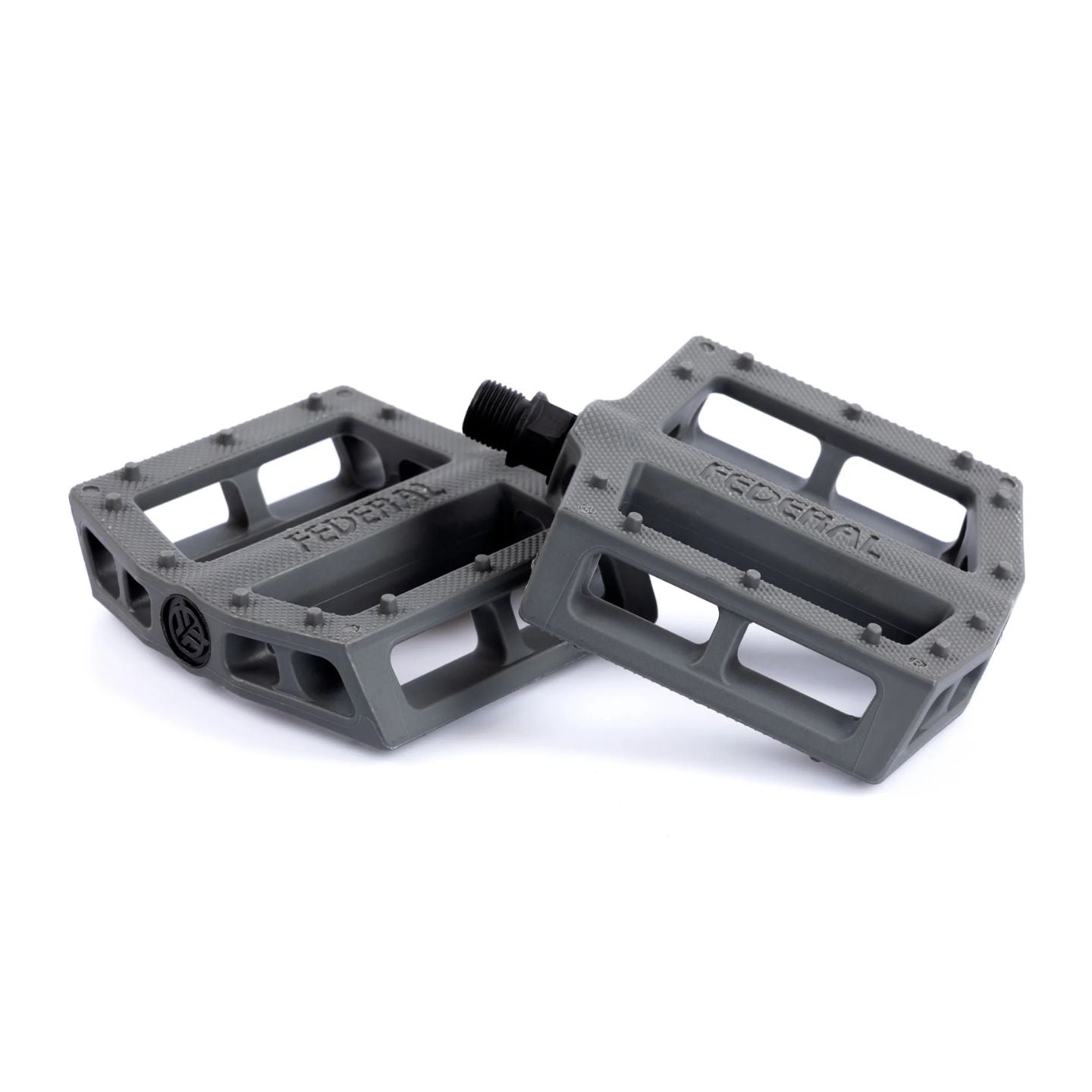 Federal Contact Plastic Pedals - Dark Grey 9/16"