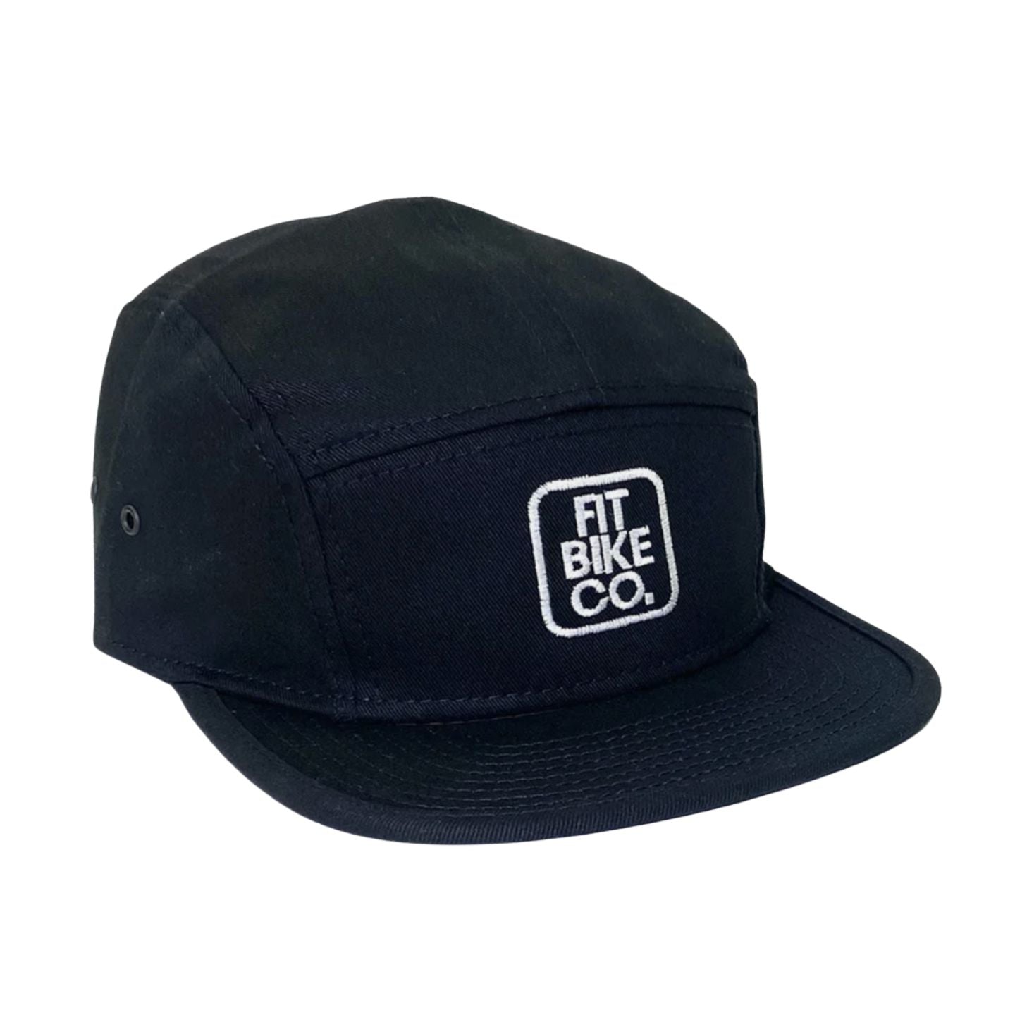 FIT bike co 5-Panel Camper BMX Hat - Black