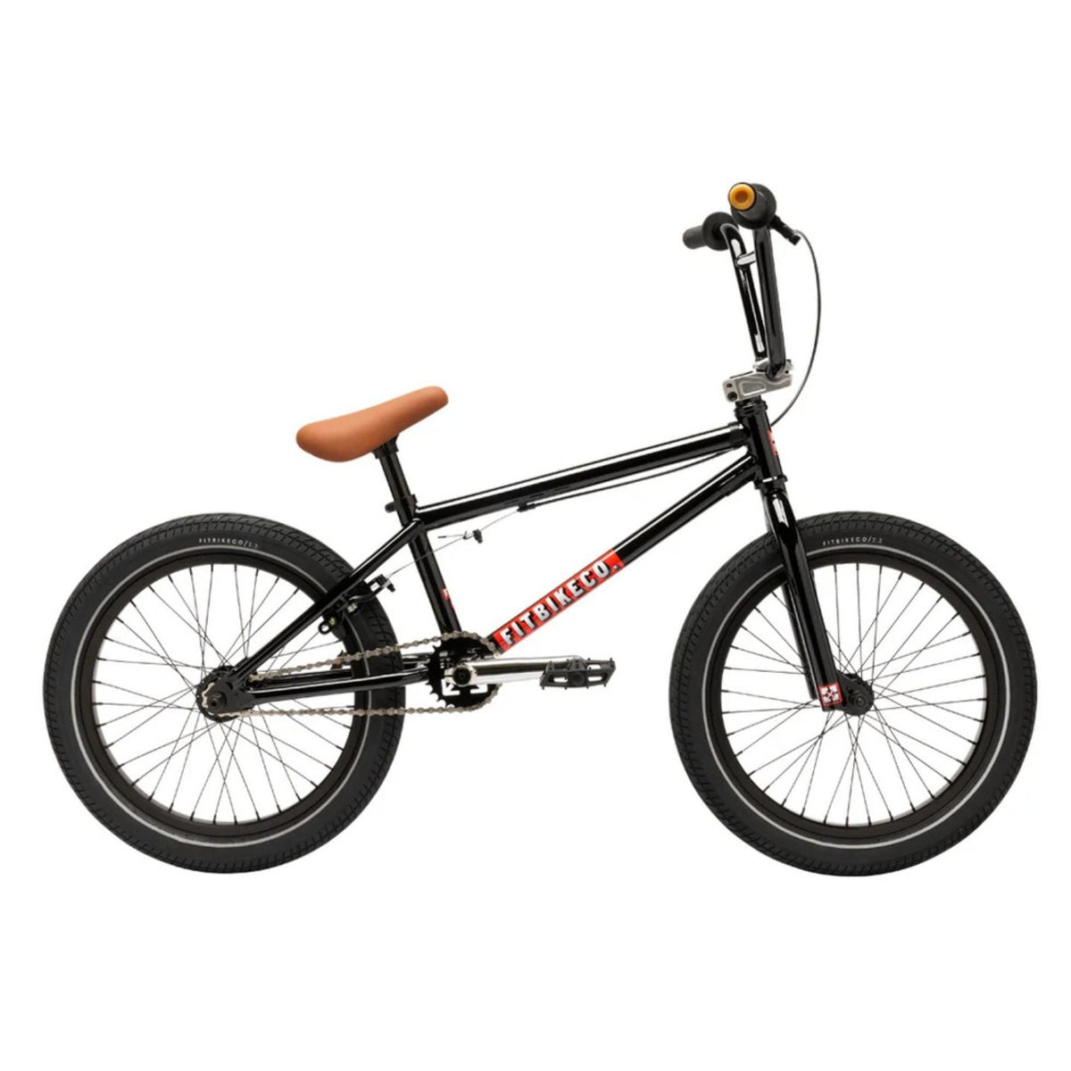 FIT Bike Co "Misfit" 18" BMX Bike - Gloss Black ( 125 - 155cm )