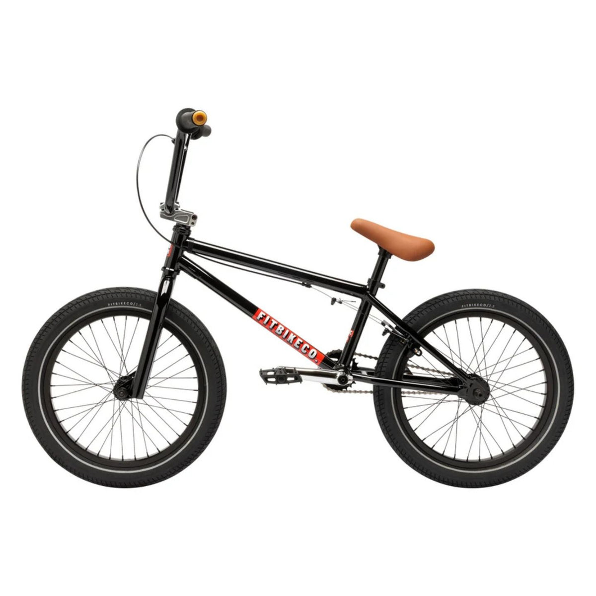 FIT Bike Co "Misfit" 18" BMX Bike - Gloss Black ( 125 - 155cm )