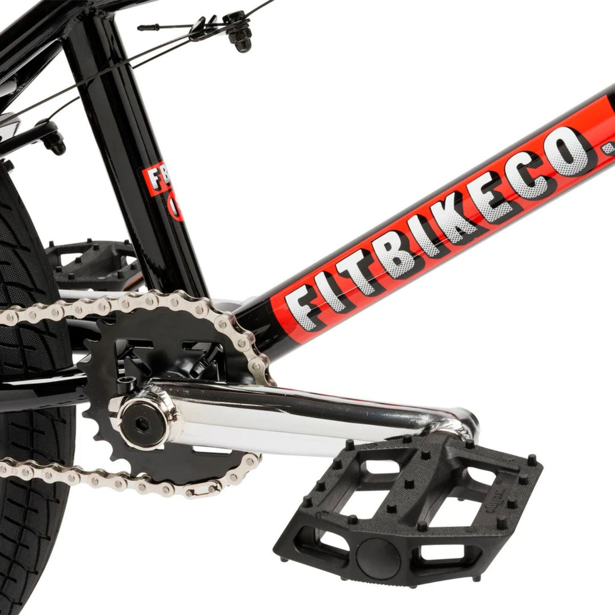 FIT Bike Co "Misfit" 18" BMX Bike - Gloss Black ( 125 - 155cm )