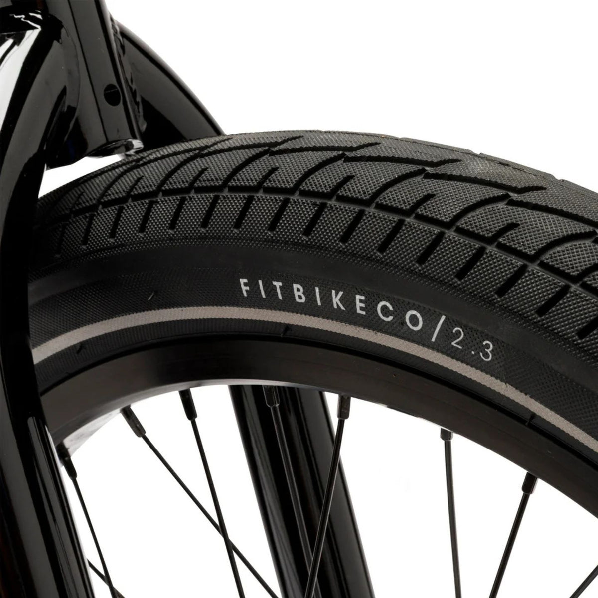 FIT Bike Co "Misfit" 18" BMX Bike - Gloss Black ( 125 - 155cm )