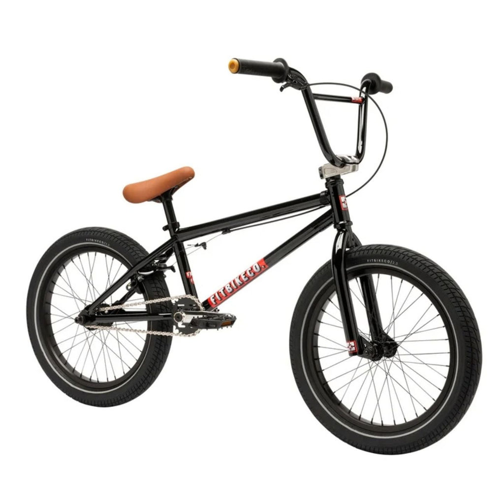 FIT Bike Co "Misfit" 18" BMX Bike - Gloss Black ( 125 - 155cm )