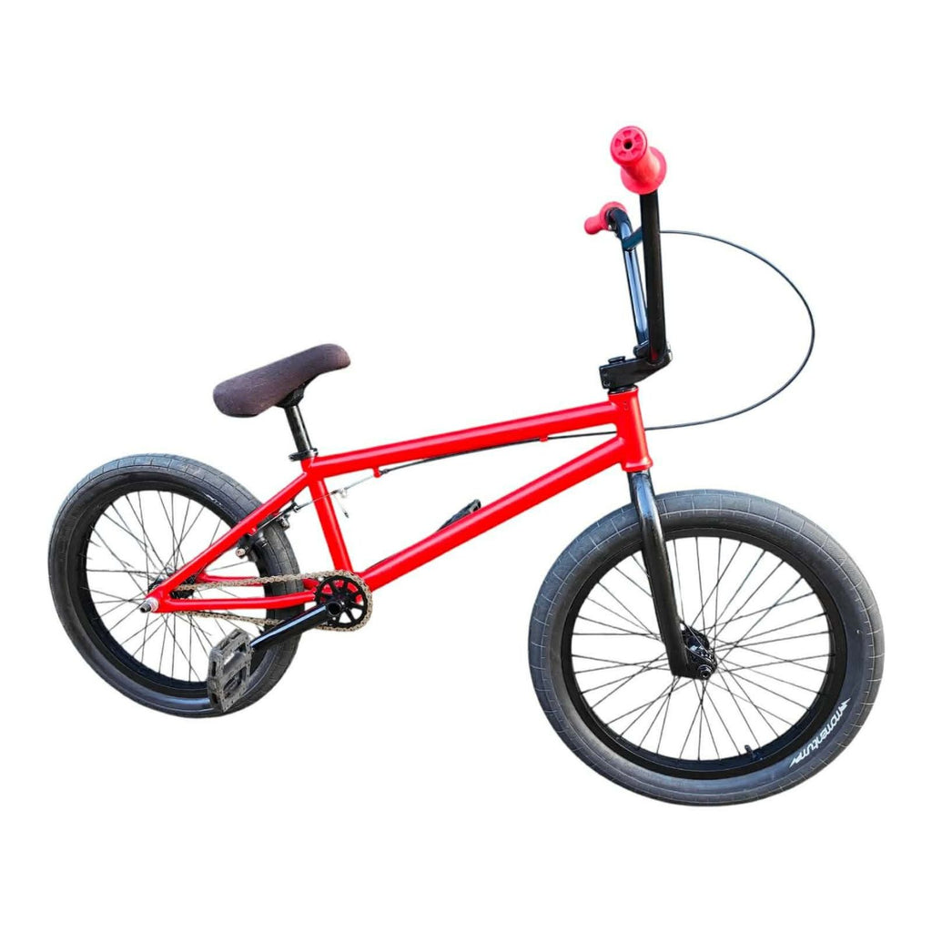 Custom 20.5"tt BMX - complete 20" BMX Bike - Red ( Pre Owned )
