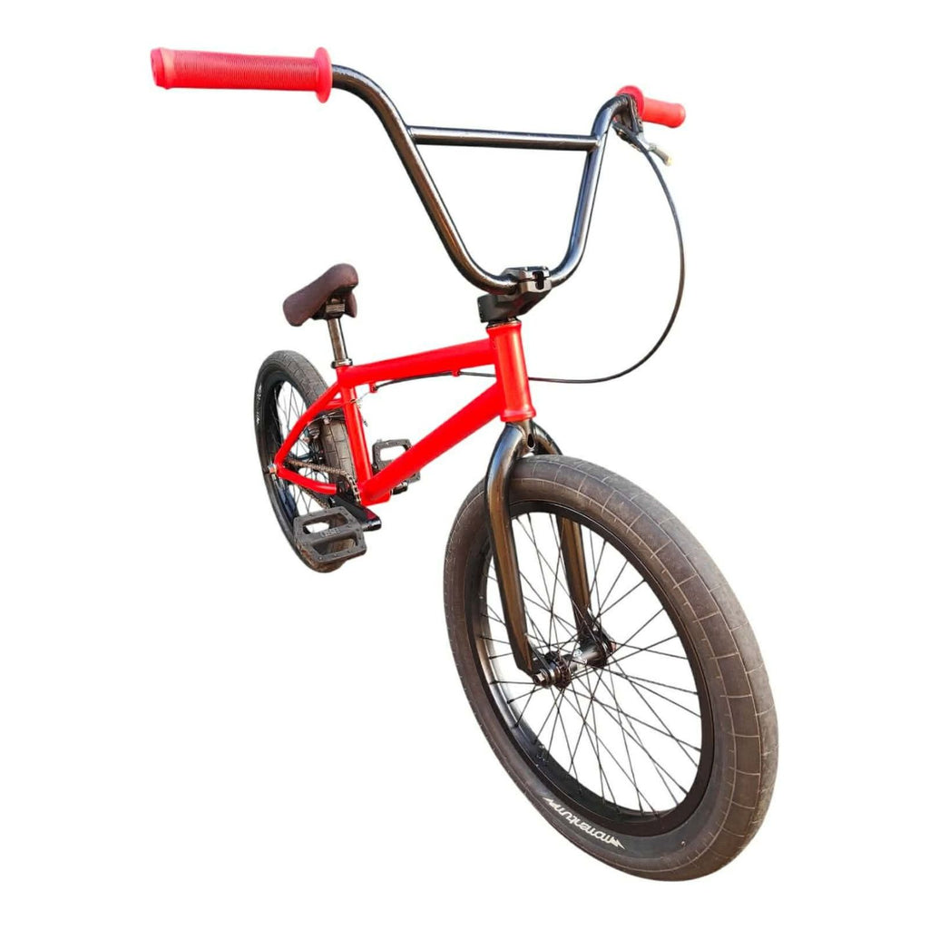 Custom 20.5"tt BMX - complete 20" BMX Bike - Red ( Pre Owned )
