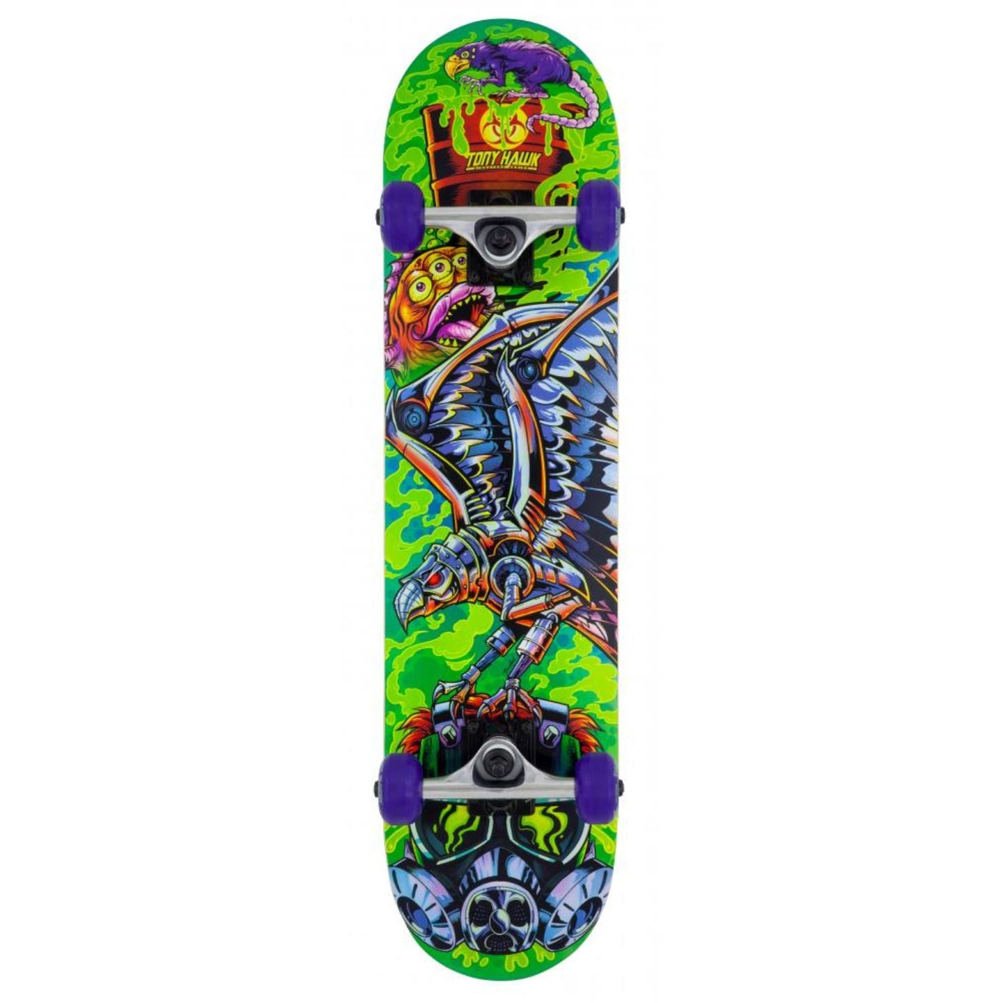 Tony Hawk SS 360 Complete Skateboard - Toxic - multi coloured