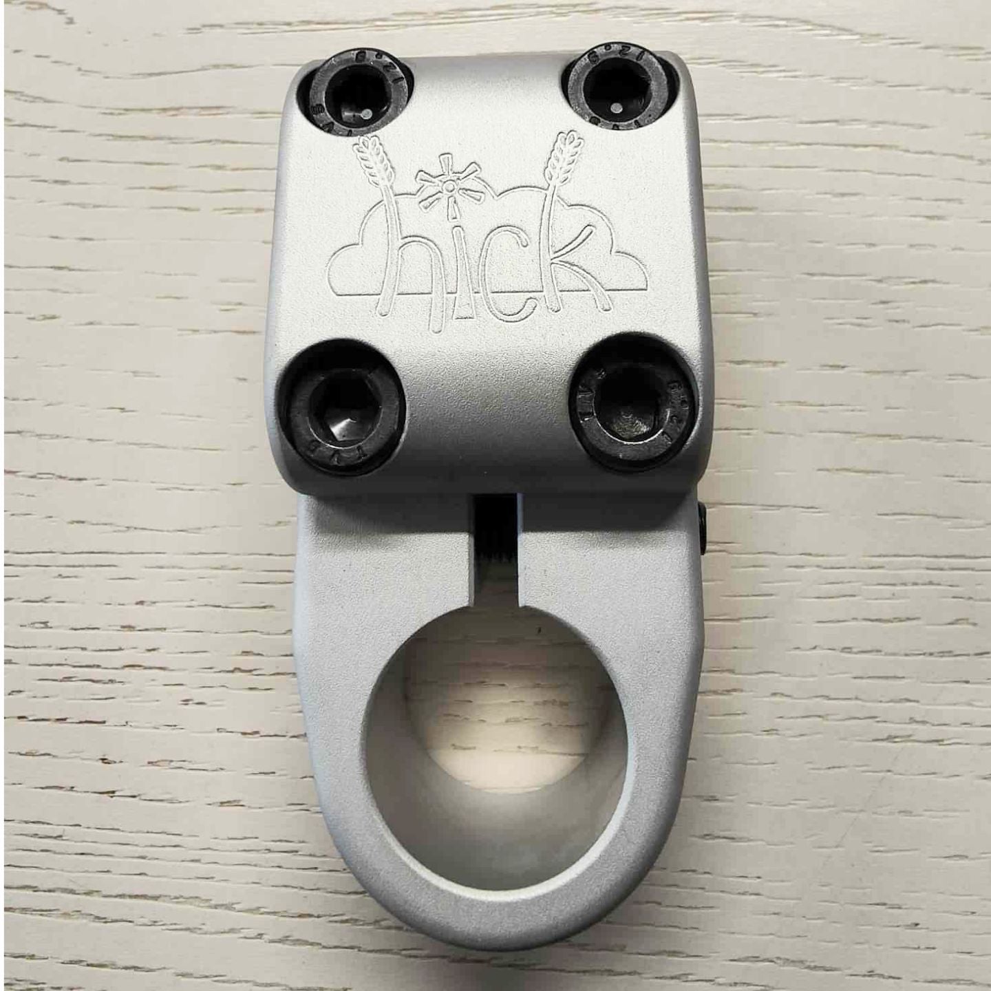 Hick Products TL BMX Stem - Ltd Edition Misty Silver 53mm