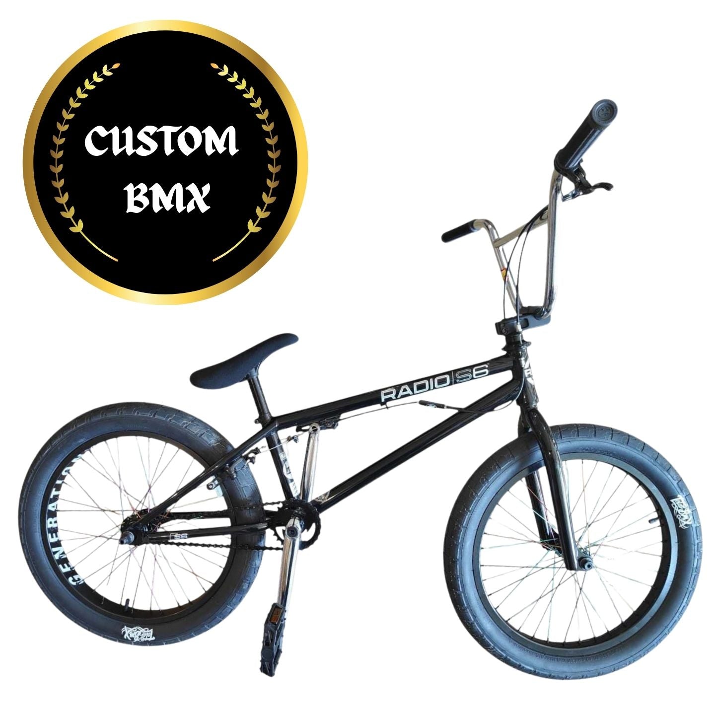 Custom Complete BMX Black | Radio Khe Tall order Total BMX