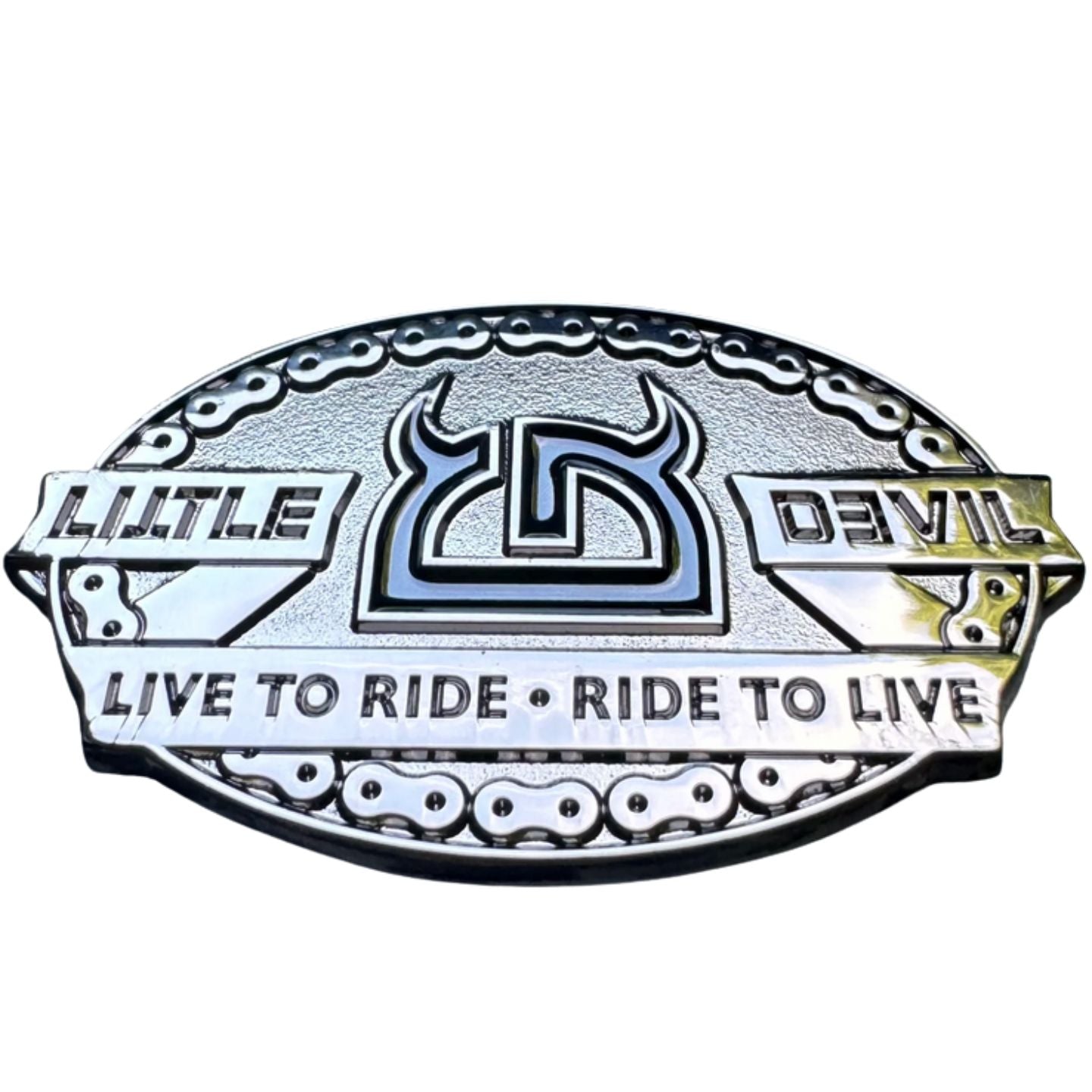 Little Devil - Live To Ride Enamel Pin Badge