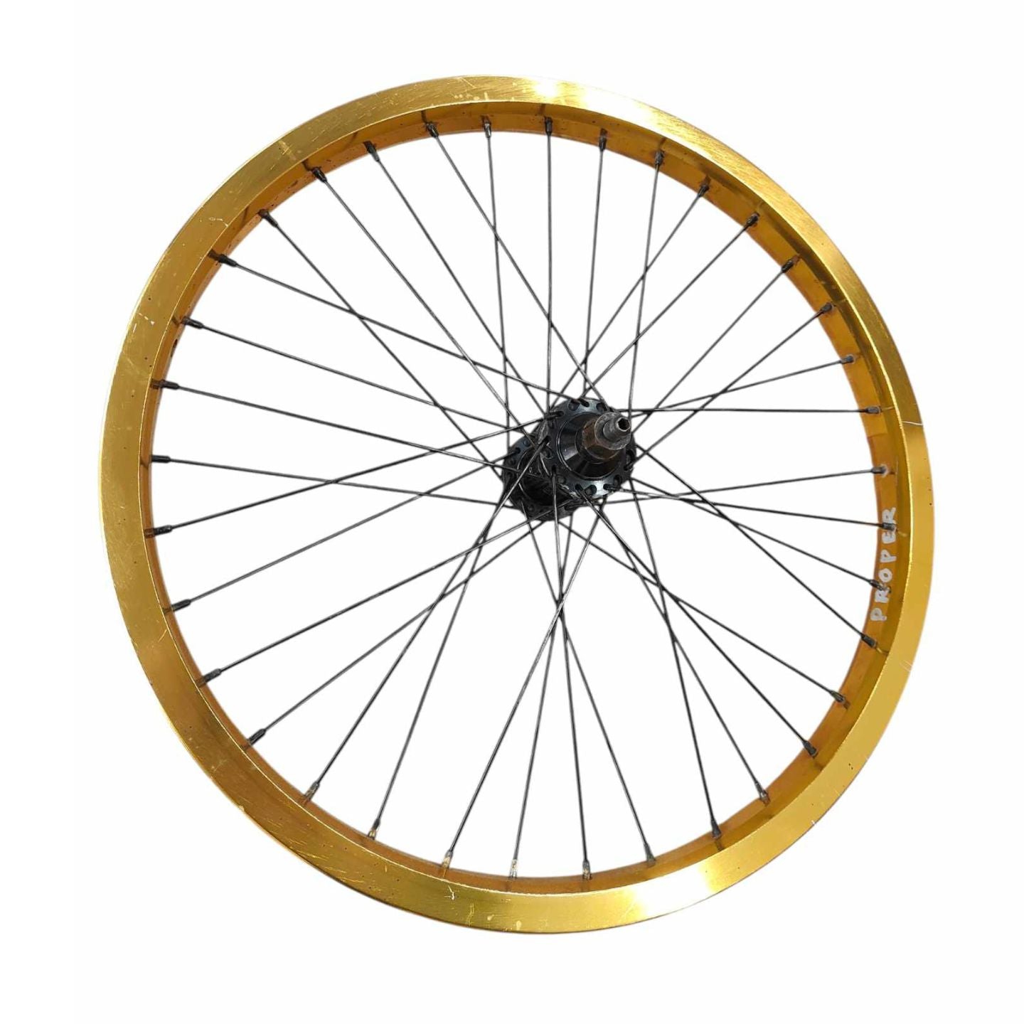 Custom Macneil X Proper Magnalite BMX Front Wheel ( used )