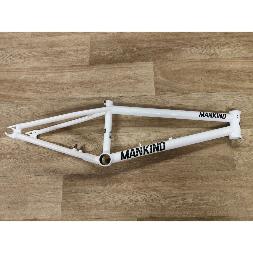 Mankind Asadi BMX Frame 20.5tt - 100% 4130 Cromo - White ( used )