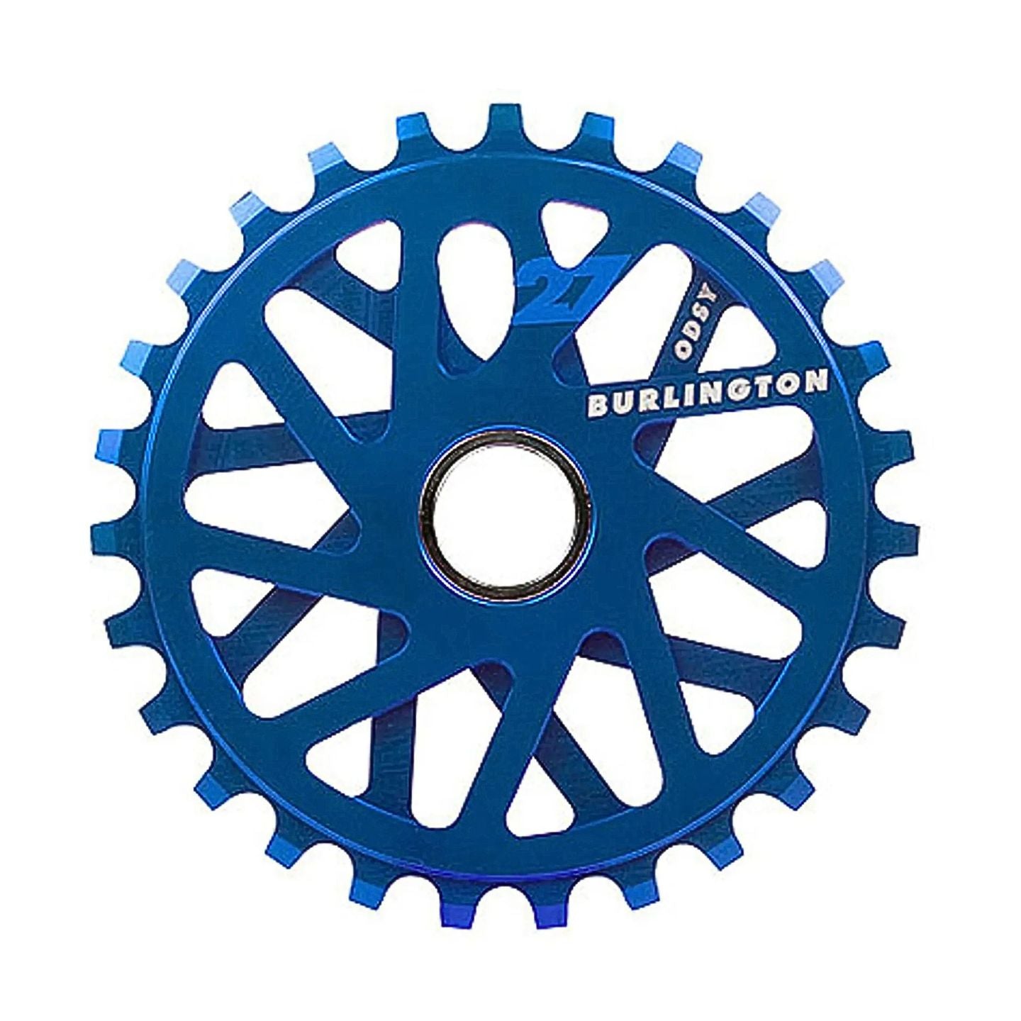 Odyssey Burlington BMX Sprocket - 28T Blue