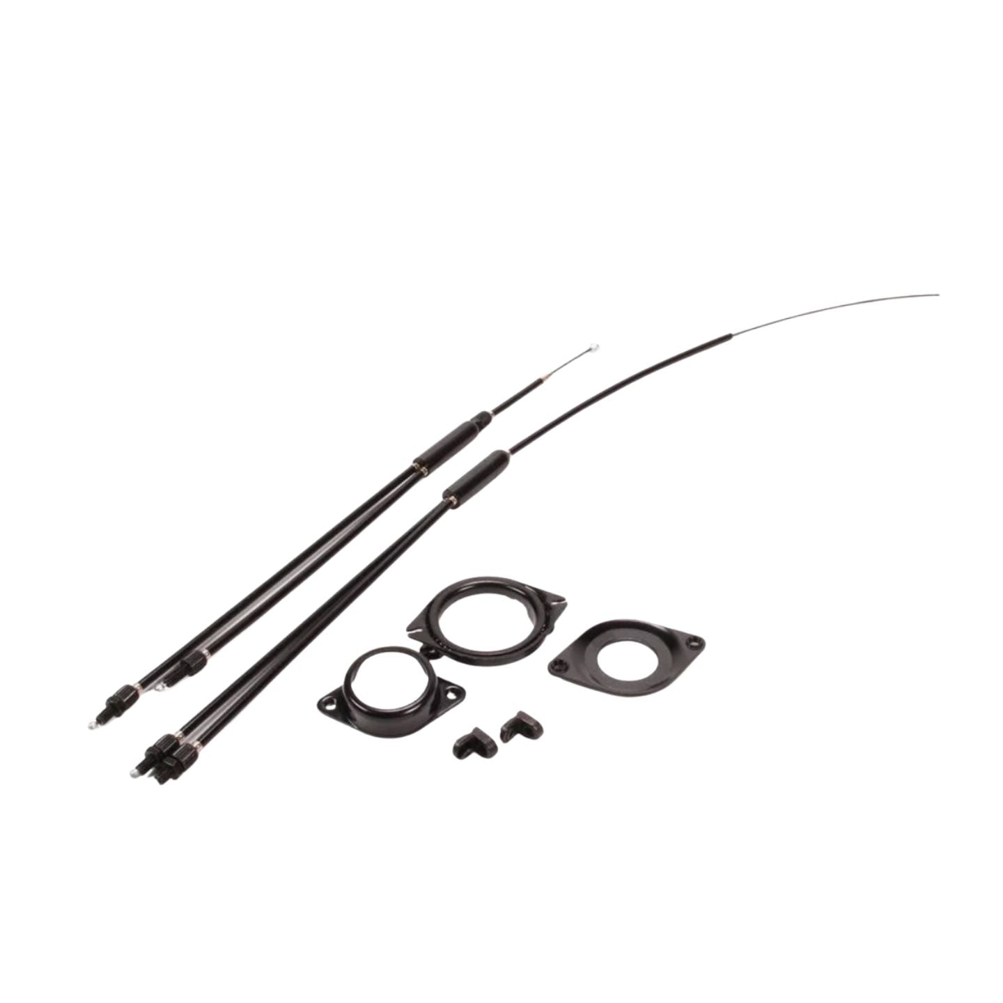 Complete BMX gyro cable set - Black