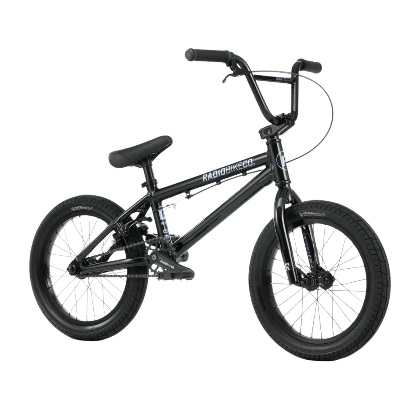 RADIO 'DICE' 16" COMPLETE BMX BIKE - BLACK ( 4-7 yrs )