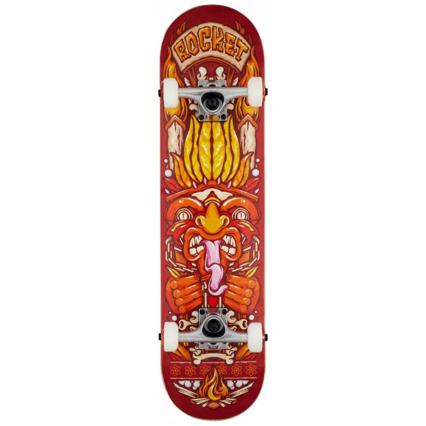 Rocket Complete Skateboard - Chief Pile-up - Red